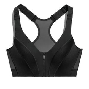 Ivy Park x Adidas Black Zip Up Bra